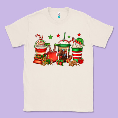 Christmas Elfs Coffee Classic Tee Designed By Jasminsmagicworld