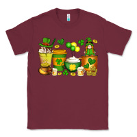 Burgundy st patrick's day coffee cups with gnome Classic Tee - Artiststas