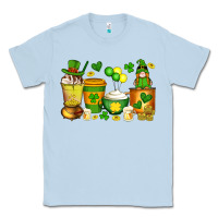 Dusty Blue st patrick's day coffee cups with gnome Classic Tee - Artiststas