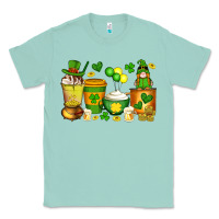 Seafoam st patrick's day coffee cups with gnome Classic Tee - Artiststas