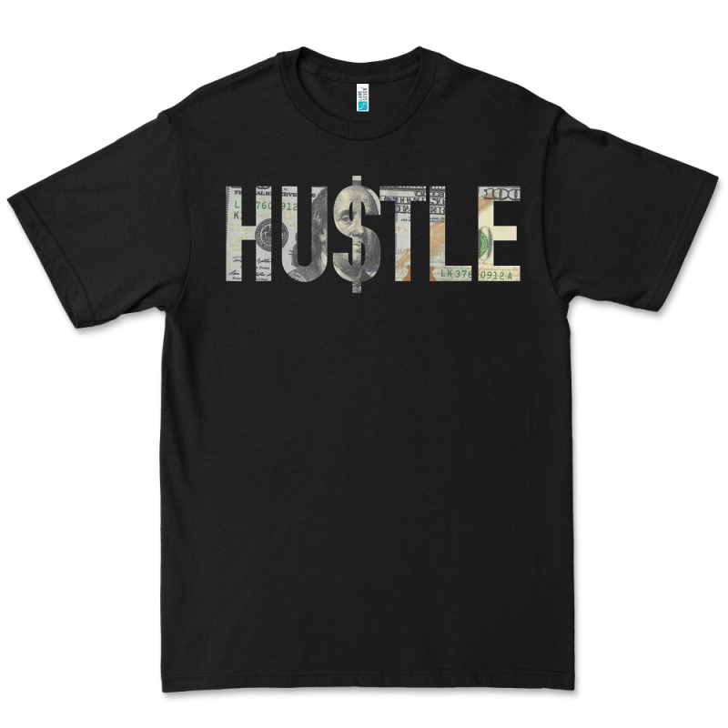 Hustle 100 Dollar Bill Christmas Gift Entrepreneur Premium Tee by trangStudio | Teevron