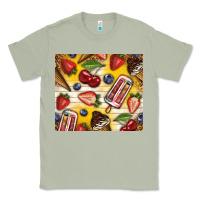 Matcha summer ice cream with fruits Classic Tee - TumblerDesignByShophia