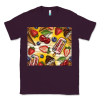 Plum summer ice cream with fruits Classic Tee - TumblerDesignByShophia