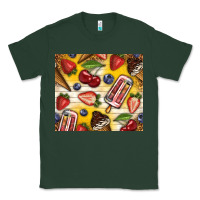 Sports Green summer ice cream with fruits Classic Tee - TumblerDesignByShophia