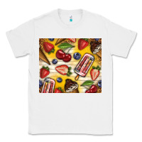 White summer ice cream with fruits Classic Tee - TumblerDesignByShophia