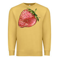 Antique Gold strawberry Premium Sweatshirt - BarkalooDesign