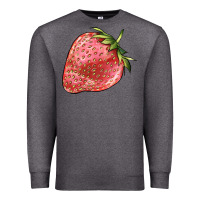 Charcoal Heather strawberry Premium Sweatshirt - BarkalooDesign