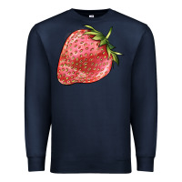 Navy strawberry Premium Sweatshirt - BarkalooDesign