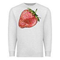 Oatmeal Heather strawberry Premium Sweatshirt - BarkalooDesign