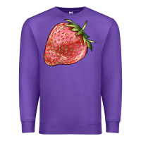 Purple strawberry Premium Sweatshirt - BarkalooDesign