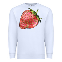 White strawberry Premium Sweatshirt - BarkalooDesign