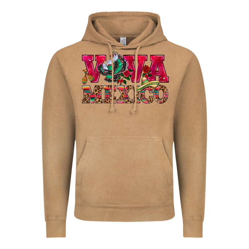 Viva Mexico Vintage Hoodie by HowdyJamesFarm | Teevron
