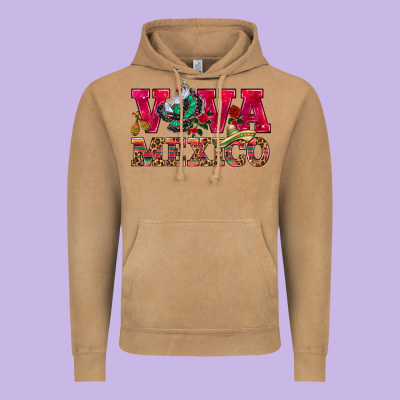 Viva Mexico Vintage Hoodie Designed By Howdyjamesfarm