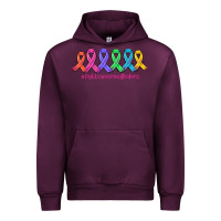 Mauve Wine fight cancer in all colors Urban Hoodie - AdoDesignShop