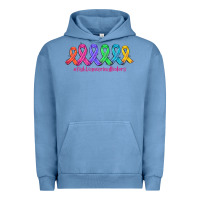 Pigment Pebble Blue fight cancer in all colors Urban Hoodie - AdoDesignShop