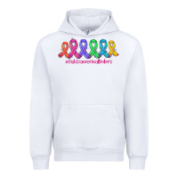 White fight cancer in all colors Urban Hoodie - AdoDesignShop