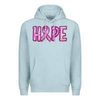 Blue Mist Western Hope Breast Cancer Premium Hoodie - RanaPortraitStore