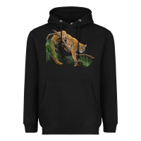Black florida panther Heavyweight Hoodie - BarkalooDesign