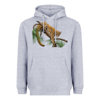 Heather Grey florida panther Heavyweight Hoodie - BarkalooDesign