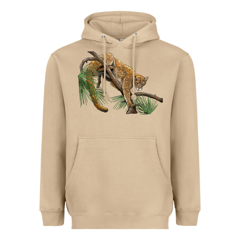 Florida Panther Heavyweight Hoodie by BarkalooDesign | Teevron