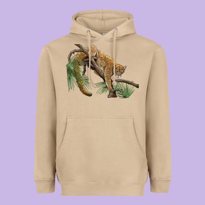 Florida Panther Heavyweight Hoodie Designed By Barkaloodesign