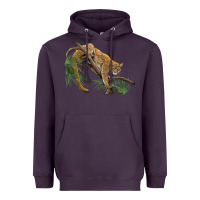 Plum florida panther Heavyweight Hoodie - BarkalooDesign
