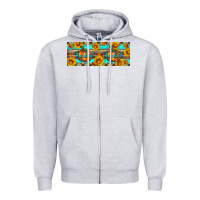 Heather Grey Thankful Pumpkin Zipper Hoodie - Artiststas