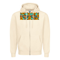 Sandshell Thankful Pumpkin Zipper Hoodie - Artiststas