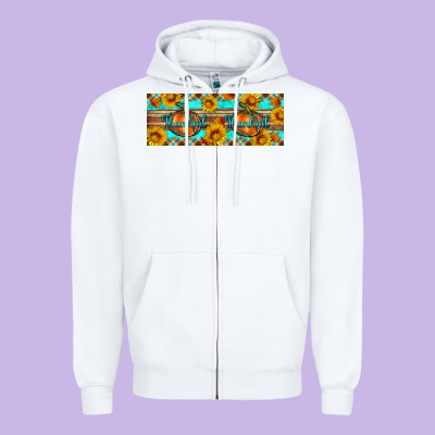 Thankful Pumpkin Zipper Hoodie Designed By Artiststas