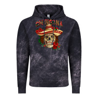 Cloud Black Chingona with roses Mexico Vintage Hoodie - HowdyJamesFarm