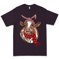 Plum christmas scarf heifer Premium Tee - RanaPortraitStore
