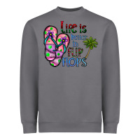 Storm life is better İn flip flops Heavyweight Sweatshirt - CowhideDigitalArt