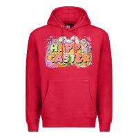 Cardinal Happy Easter Premium Hoodie - LillyAllenDesigns