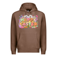 Chestnut Happy Easter Premium Hoodie - LillyAllenDesigns