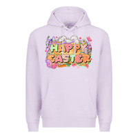 Lilac Happy Easter Premium Hoodie - LillyAllenDesigns