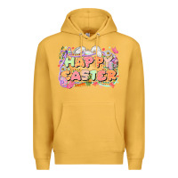 Mustard Happy Easter Premium Hoodie - LillyAllenDesigns
