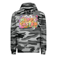 Slate Camo Happy Easter Premium Hoodie - LillyAllenDesigns