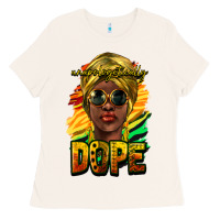 Bone unapologetically dope afro Ladies Tee - NancyCooperArtShop