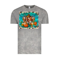 Cloud Rock fall longhorn cows Vintage Tee - RanaPortraitStore