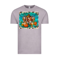 Vintage Zinc fall longhorn cows Vintage Tee - RanaPortraitStore