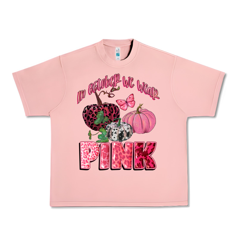 In October We Wear Pink Urban Heavy Tee by CowGirlArtShop | Teevron