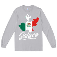 Moon Dust Mexico Jalisco Mexican Flag Gift Long Sleeve Tee - trangStudio