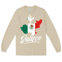 Mushroom Mexico Jalisco Mexican Flag Gift Long Sleeve Tee - trangStudio
