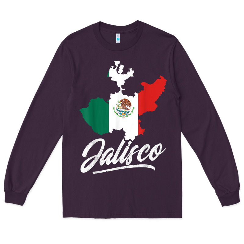 Mexico Jalisco Mexican Flag Gift Long Sleeve Tee by trangStudio | Teevron