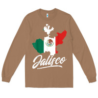Toasted Coconut Mexico Jalisco Mexican Flag Gift Long Sleeve Tee - trangStudio