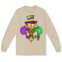 Mushroom fleur de lis Long Sleeve Tee - OliviaCreatesArt