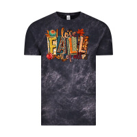 Cloud Black i love fall most of all Vintage Tee - CowGirlArtShop