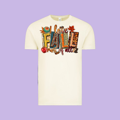 I Love Fall Most Of All Vintage Tee Designed By Cowgirlartshop