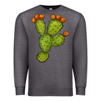 Charcoal Heather cactus Premium Sweatshirt - BarkalooDesign