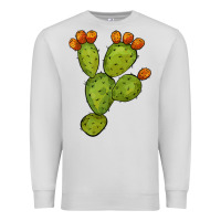 Dove Grey cactus Premium Sweatshirt - BarkalooDesign